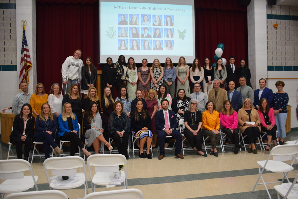 Locust Valley High School Celebrates Top 15 Students Bayville Intermediate School