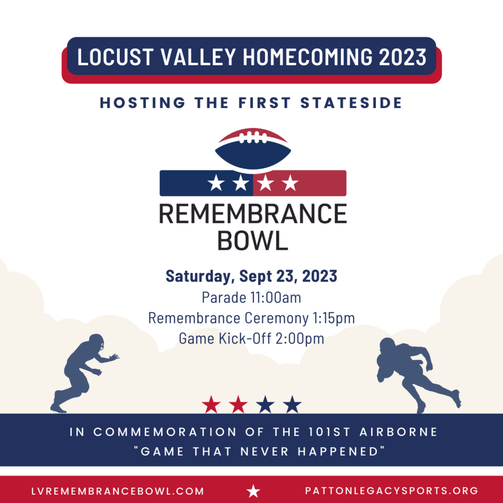 Locust Valley to Host Historic Remembrance Bowl Bayville Intermediate