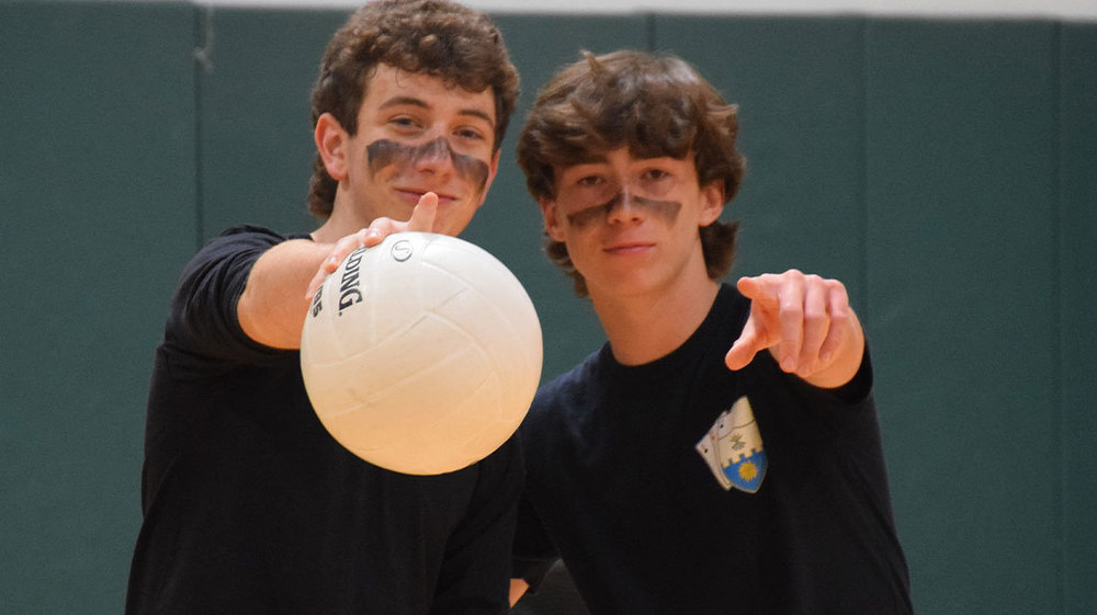 Eight teams competed in the volleyball tournament to fundraise for student government.