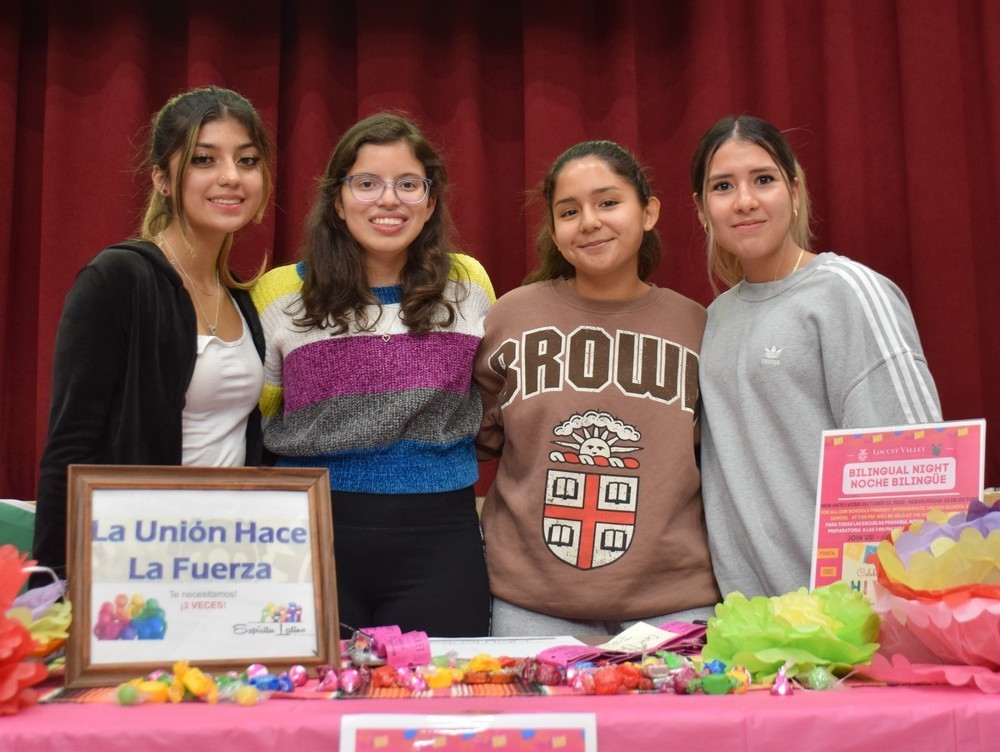 Bilingual students connect the community.