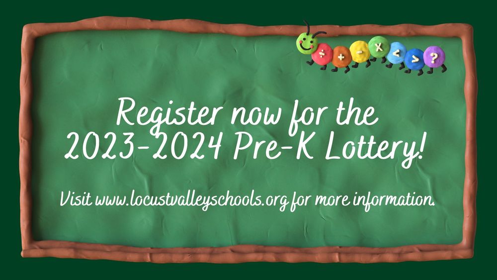 Registration for 2023-24 Pre-K is now open!