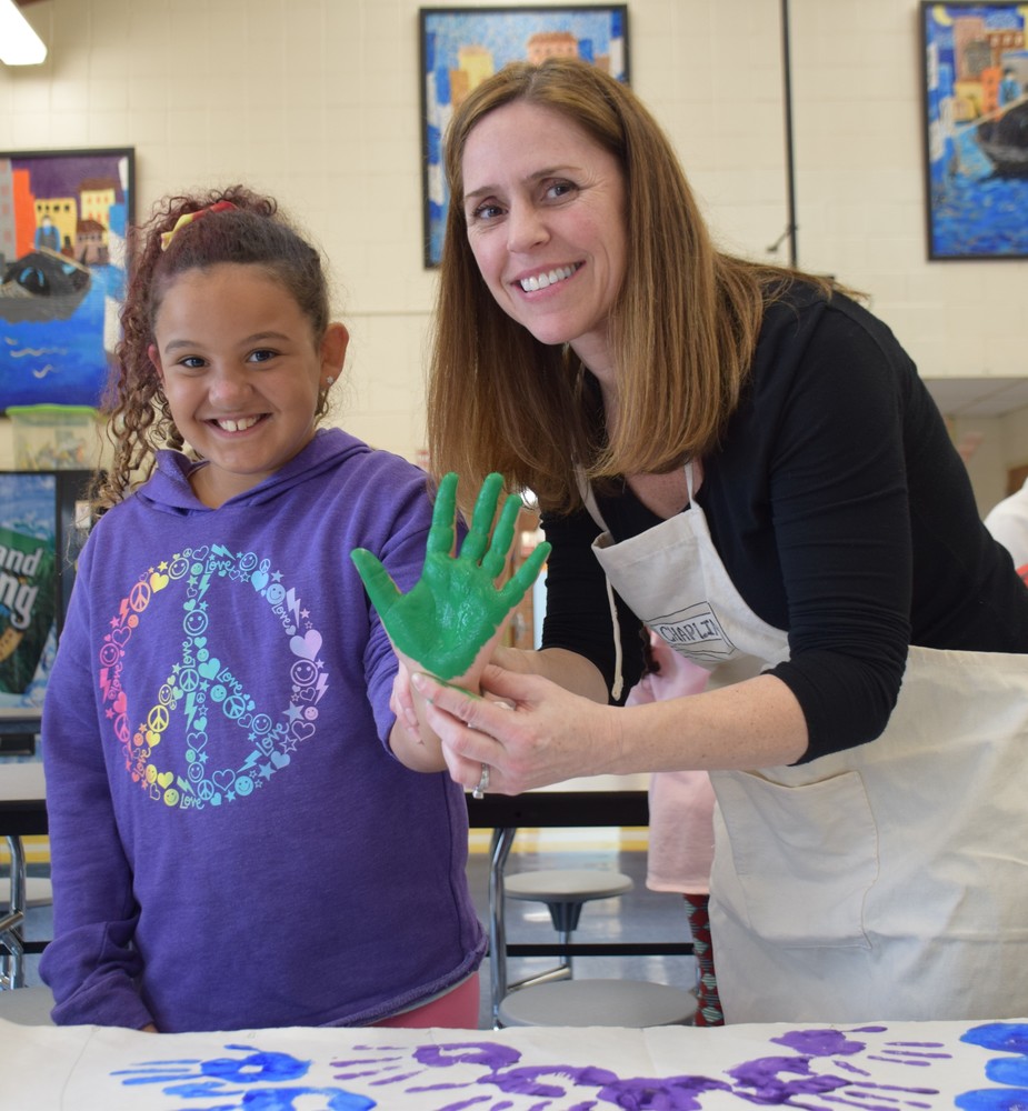 BP students celebrate Holi. 