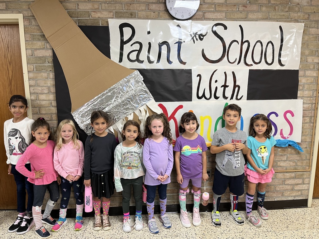 Bayville Primary students wear their crazy socks.