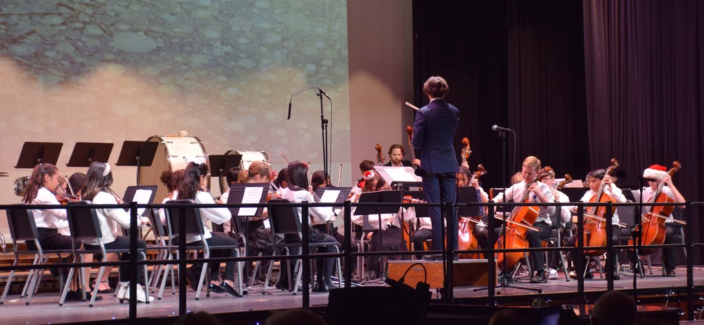 The LVMS Sixth Grade Orchestra performs on Dec. 8.