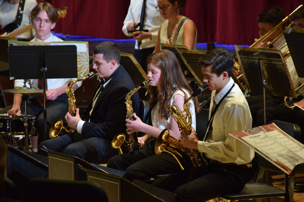 The LVHS Jazz Band performs on Dec. 15.