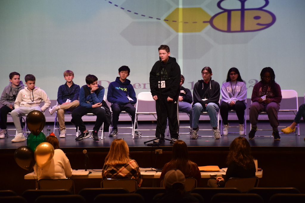 27 LVMS students competed in the tournament after winning their classroom spelling bees.