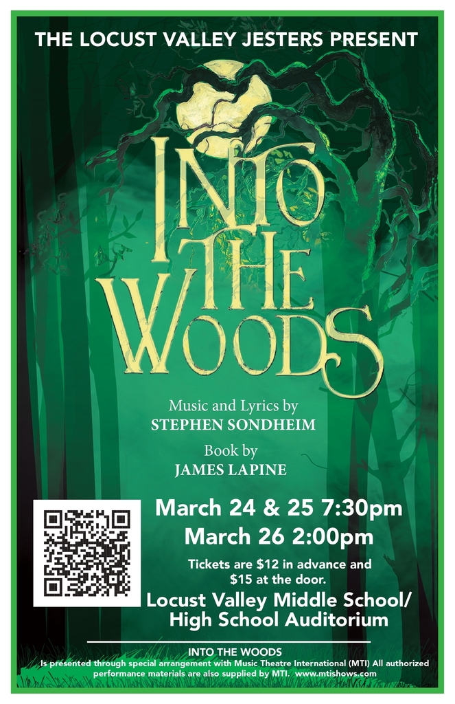 Tickets for the HS production of Into the Woods are now available.