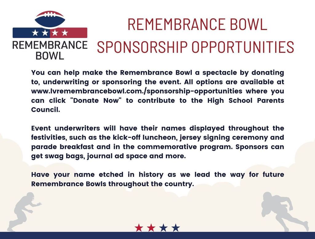 Be Part of History With These Remembrance Bowl Sponsorship Opportunities