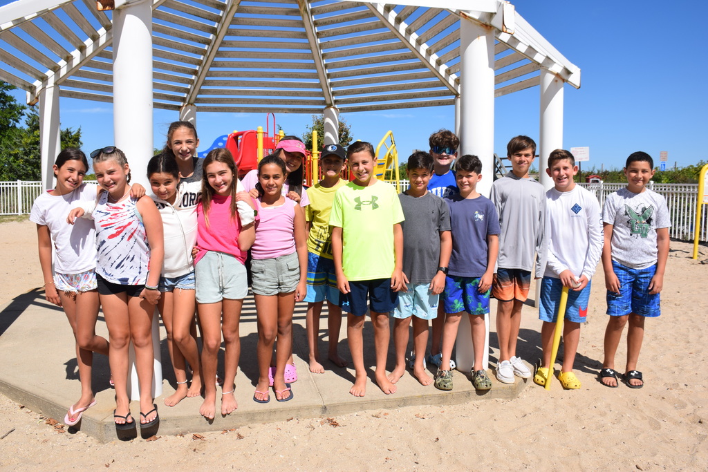Incoming sixth grade students met up at Soundside Beach for a post-orientation party thrown by the Middle School Parents Council.